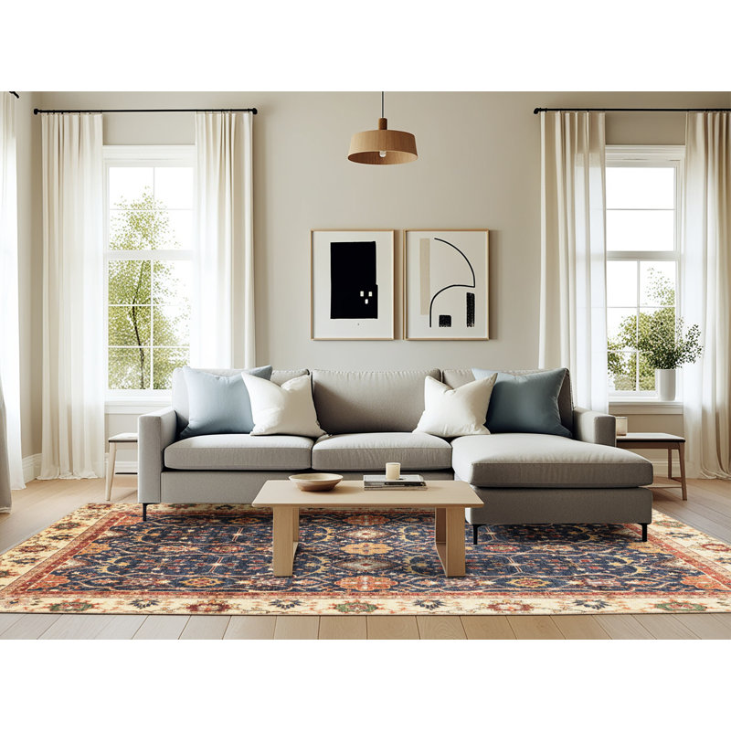 Tapis abstrait moderne 3100, Rectangle 6 pi x 9 pi