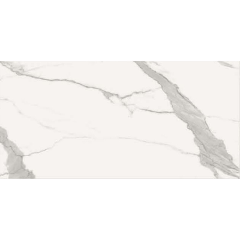 Porto 12" x 24" Porcelain Marble Look Wall & Floor Tile, Calacatta
