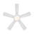Odyssey 5- Blade Smart Flush Mount Ceiling Fan with Remote Control and LED Light Kit Included-55354986-57409107