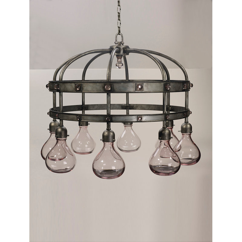 8 - Light LED Pendant, Merlot