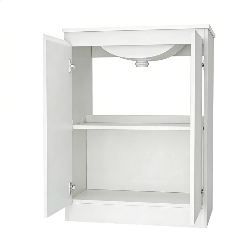 500mm Single Bathroom Vanity with Undermount Ceramic Basin