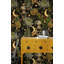 Papier peint floral rétro, crânes sur papier peint sauge, adhésif et botanique céleste-862124626