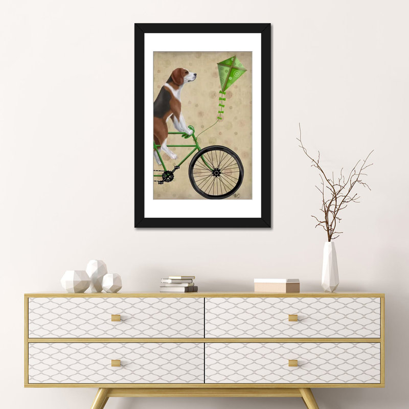 Impression sur toile tendue Fab Funky, Papier d'art encadré noir, H 32 po x l 24 po x P 1 po, Blanc
