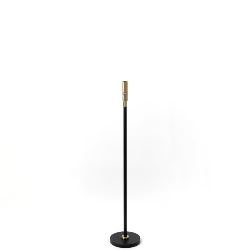 Poise Adjustable Floor Lamp In Brass