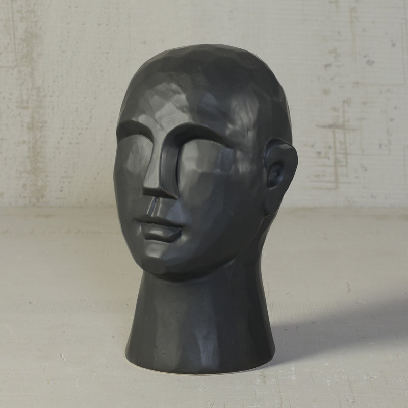People Figurines & Sculptures, 11" H x 6.5" W x 6" D, Black