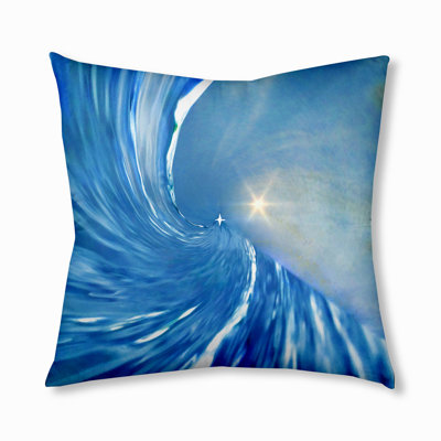 167_Oreiller de sol touffeté bohémien et éclectique Ocean Waves
