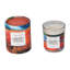 Bougie parfumée pour le salon After Hours - Bougies décoratives avec lueur relaxante pour décoration de table basse ou de bibliothèque - 4 po, orange et rouge
