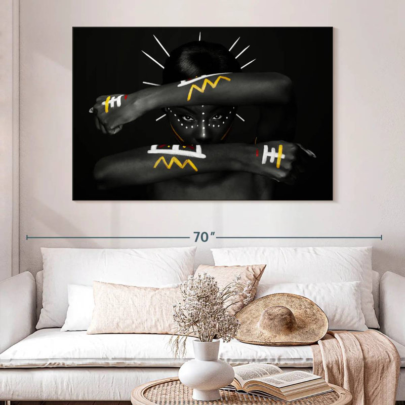 Senne Tribal Body Art, 34" H x 51" W