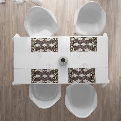 Polyester Patchwork Rectangle Placemat