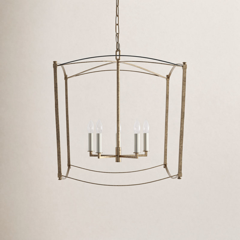 Olive 5-Light Chandelier, Antique Gild