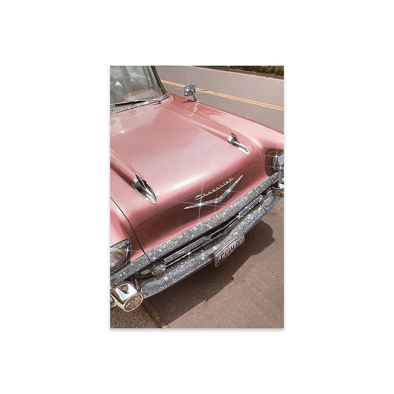 «Retro Car» par Yana Potter - photographie sans cadre, H 24 po x l 16 po x P 0,25 po