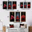 «Black and Red Cherry Delight I», ensemble de 3 reproductions d'art sur toile cerise-1567707452-1567707454