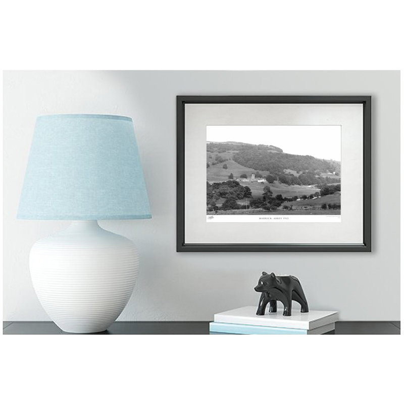 Marrick, Abbey 1913 - Single Picture Frame Print, 28cm H x 36cm W x 2.3cm D