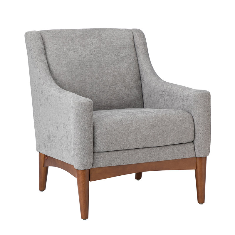 Skrolan Upholstered Armchair, Grey