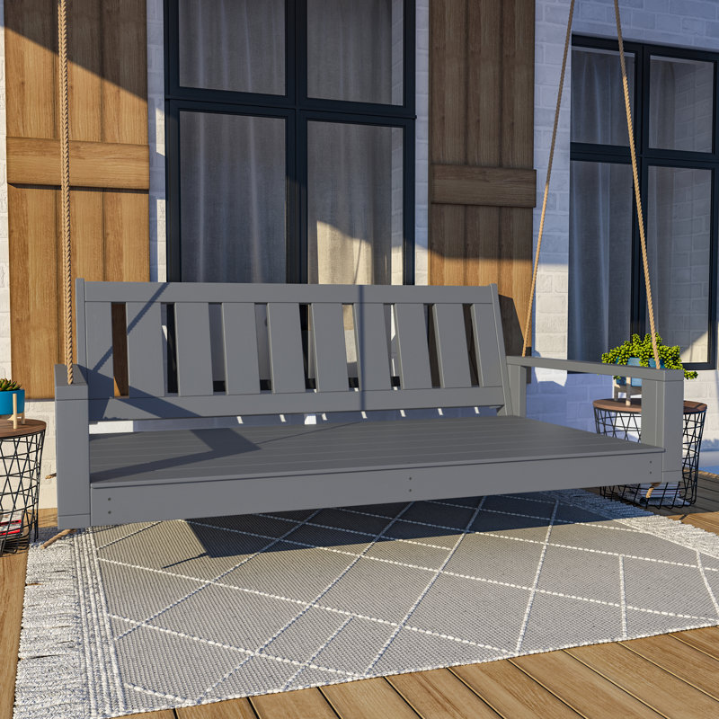 Balancelle Elissaveta Uptown, 52", Peinture en queue d'aronde grise