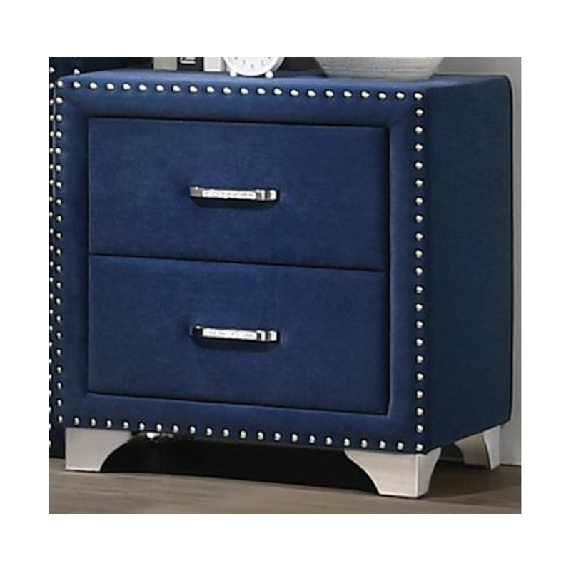 Finchley 24'' W Nightstand, Pacific Blue
