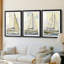 NAUTICAL Series CXIX - Impression sur mesure encadrée de qualité supérieure - 3 pièces-1950197930-1950197932