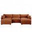 Luxueux canapé en chenille avec rangement intégré et design élégant en forme de croissant pour les espaces de vie modernes-1849143104