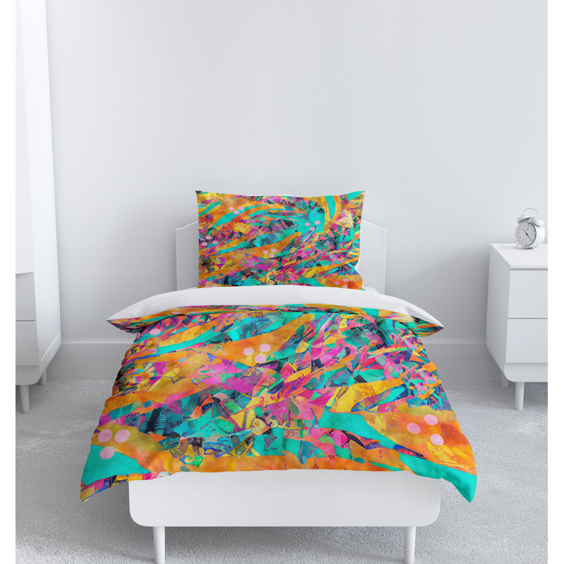 Abstract Duvet Cover, King Duvet Cover + 2 King Shams