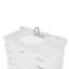 Barrville 49'' Single Bathroom Vanity with Carrara Marble Top-1385713193
