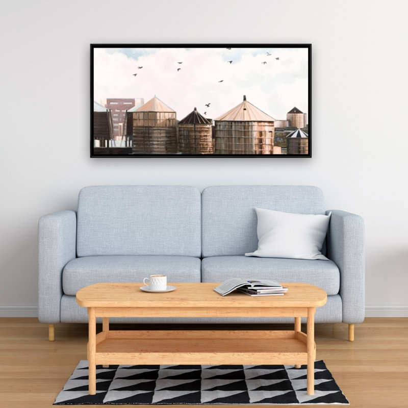 «Water Towers», reproduction sur toile