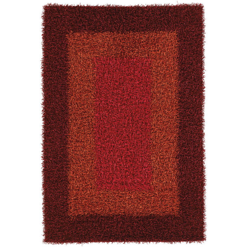 Paramera Hand Woven Shag Area Rug, Rectangle 2' x 3'