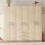 Armoire de chambre 6 portes grise