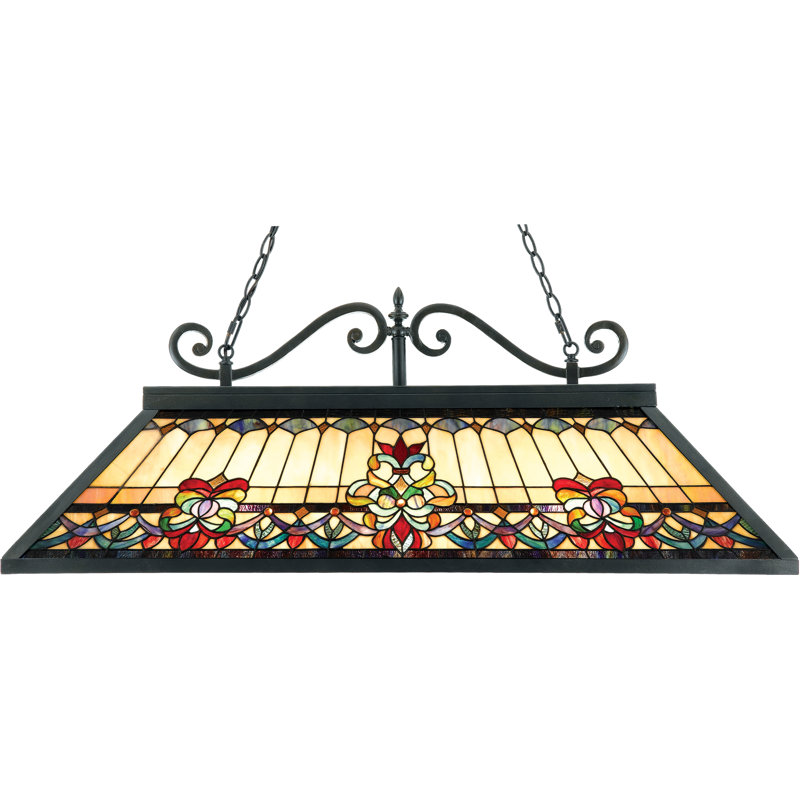 Luminaire suspendu linéaire à 3 lumières pour table de billard Diminic