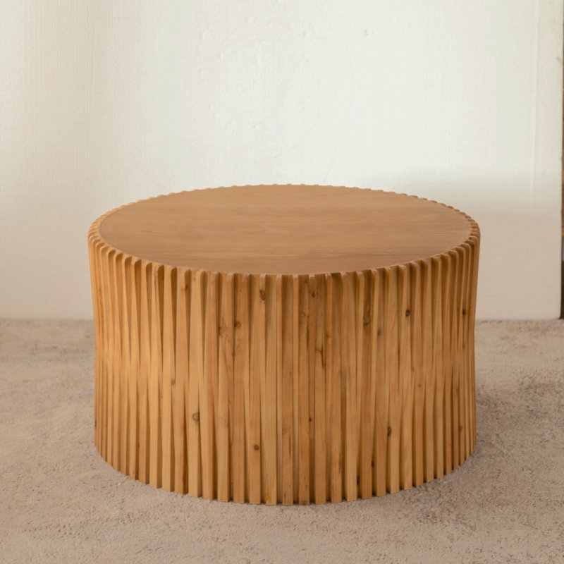 Dinae Nesting Coffee Table, Natural, 15.75" H x 31.5" L x 31.5" W