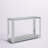 Eesha 47.25'' Glass Top Console Table-52490776