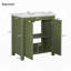 Meuble-lavabo moderne avec cadre en bois-348726159