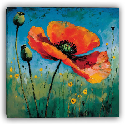 Impression sur toile Wild Radiance Bold Poppy