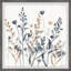 Gray And Brown Flowers - Single Picture Frame Painting-23398786