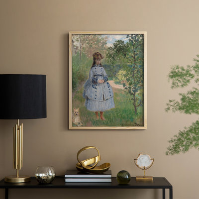 «Vintage Landscape LXVI», reproduction encadrée - bois massif