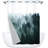 No Hook Shower Curtain With Snap-In Liner, Double Layer Waterproof Fabric With Mesh Top Window, Nature Landscape Misty Forest Design, Hotel Style Easy Installation, Machine Washable