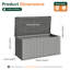 JolyDale 142cm W Plastic Deck Box-135573954