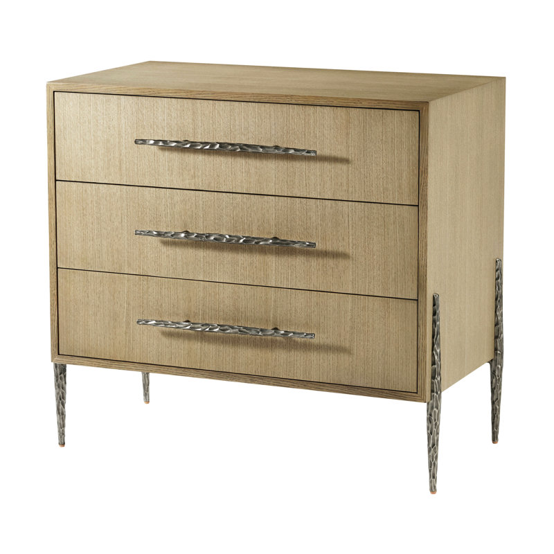 Essence 34'' W Metal Nightstand, Bloned