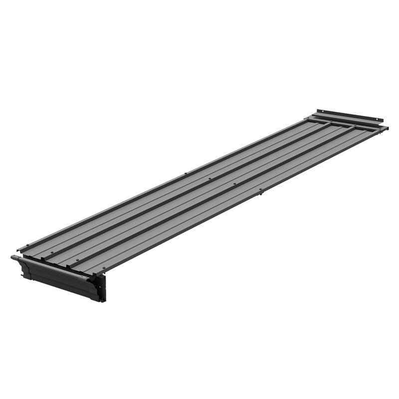 Ensemble de raccord mural pour pavillon de jardin - acier, antirouille, facile à assembler, H 0,14 po x l 21,81 po x P 50 po