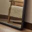 Prynne Mirror-Black Aluminum