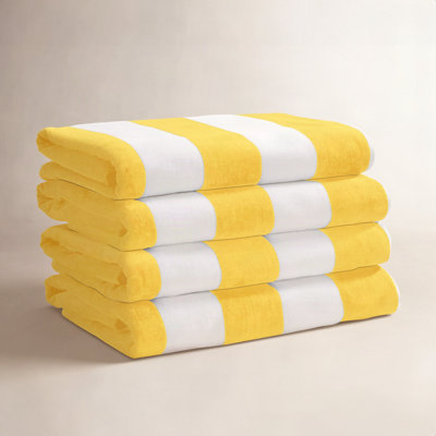 Serviettes de plage 100% coton absorbant et à séchage rapide Cabana