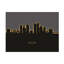 Art sur toile «Michael Dayton Ohio Skyline Glow II» par Michael Tompsett-1995074181