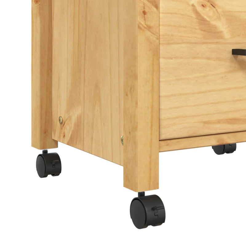 Kitchen Serving Cart, Honey