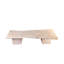 Table basse rustique blanche