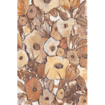 Umber Garden II by Tim OToole - Wrapped Canvas Painting