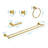5 Piece Bathroom Towel Rack Set Wall Mount-125111495