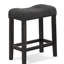Tabouret capitonné à hauteur de comptoir-1956801157