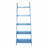 Space-Saving Ladder Bookcase - 5-Tier Display Shelf, Versatile Narrow Design
