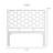 Honeycomb Open-Frame Headboard-22972336-23007635