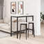 Metal Base Dining Table-455076241-455076246