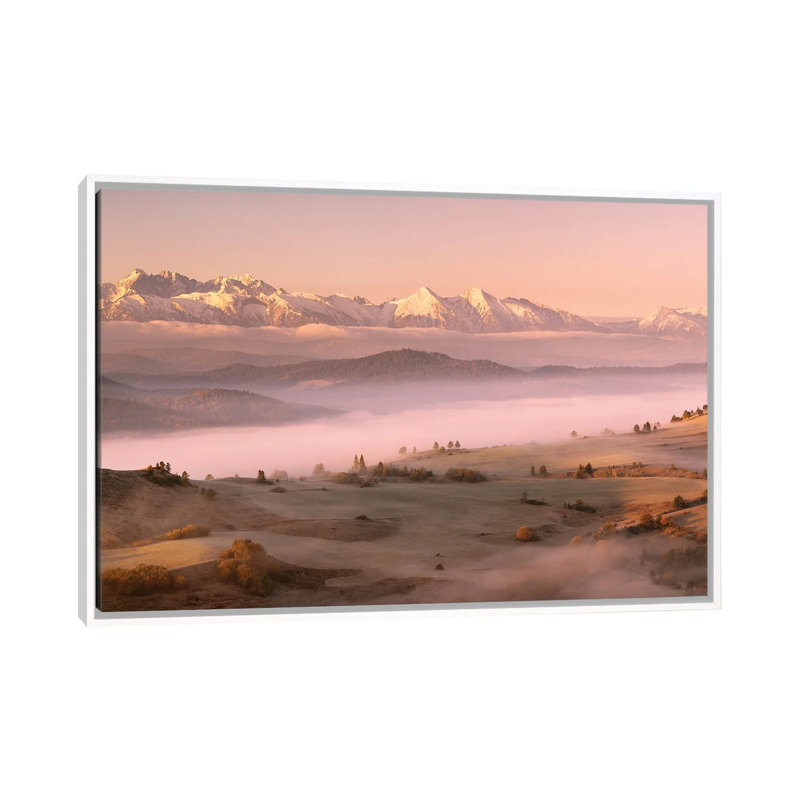 Fog Tatra 1 Piece Floater Frame Wall Art on Canvas